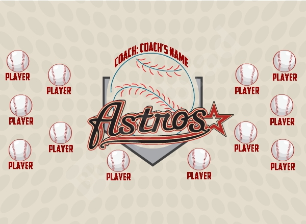 Astros baseball team banner