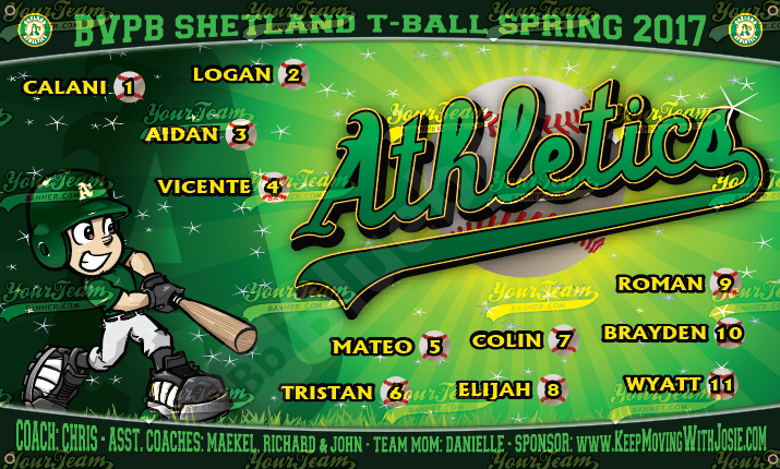 Athletics Team banner