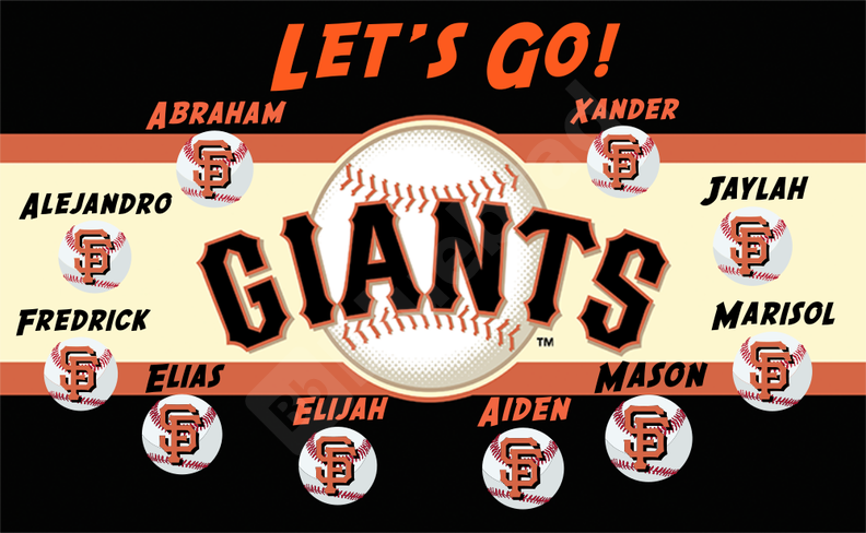 Giants Baseball Team banner