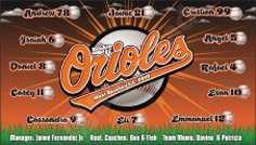 Orioles Baseball Team Banner 