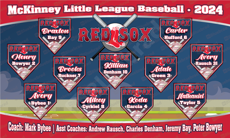 Red Sox baseball team banner