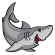 SHARKS MASCOTS CLIPART